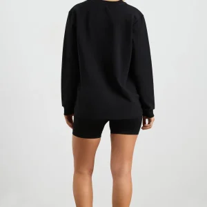 Hot Aje ATHLETICA Light Weight Logo Crew Jumper 127 Black