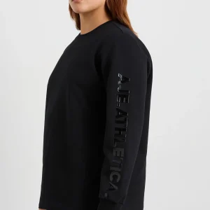 Hot Aje ATHLETICA Light Weight Logo Crew Jumper 127 Black