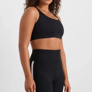 Store Aje ATHLETICA Logo Crossback Sports Bra 395 Black