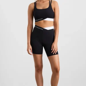 Cheap Aje ATHLETICA Logo Elastic Sports Bra 323 Black/White