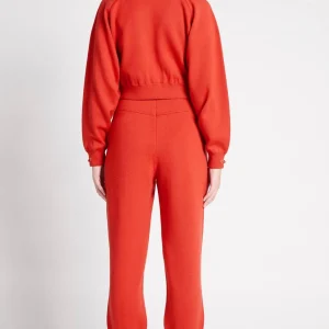 Outlet Aje ATHLETICA Logo Knit Trackpants 505 Garnet Red
