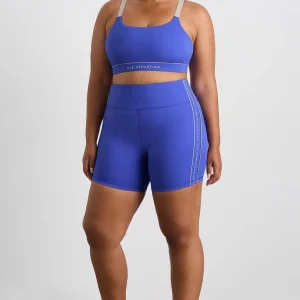 Online Aje ATHLETICA Logo Notch Bike Short 639 Marine Blue Latte Beige