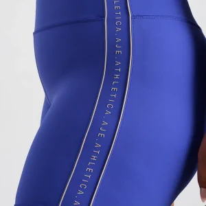 Online Aje ATHLETICA Logo Notch Bike Short 639 Marine Blue Latte Beige