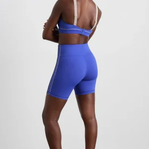 Online Aje ATHLETICA Logo Notch Bike Short 639 Marine Blue Latte Beige