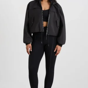Fashion Aje ATHLETICA Logo Spray Jacket 725 Black
