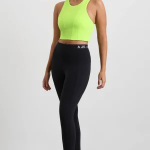 Clearance Aje ATHLETICA Logo Tape Legging 208 Black/White Logo