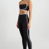 Flash Sale Aje ATHLETICA Logo Tape Seam Ankle Length Legging 203 Black
