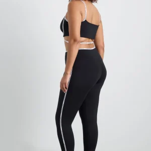 Flash Sale Aje ATHLETICA Logo Tape Seam Ankle Length Legging 203 Black