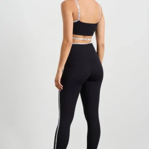 Flash Sale Aje ATHLETICA Logo Tape Seam Ankle Length Legging 203 Black