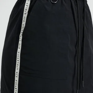 Flash Sale Aje ATHLETICA Logo Tape Spray Midi Skirt 647 Black
