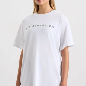Shop Aje ATHLETICA Logo T-Shirt 102 White/Herringbone