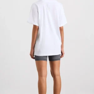 Shop Aje ATHLETICA Logo T-Shirt 102 White/Herringbone