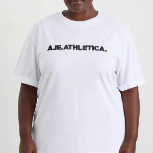 Discount Aje ATHLETICA Logo T-Shirt 102 White/Black