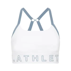 Online Aje ATHLETICA Logotape Adjustable Strap Sports Bra 307 White/Storm Blue