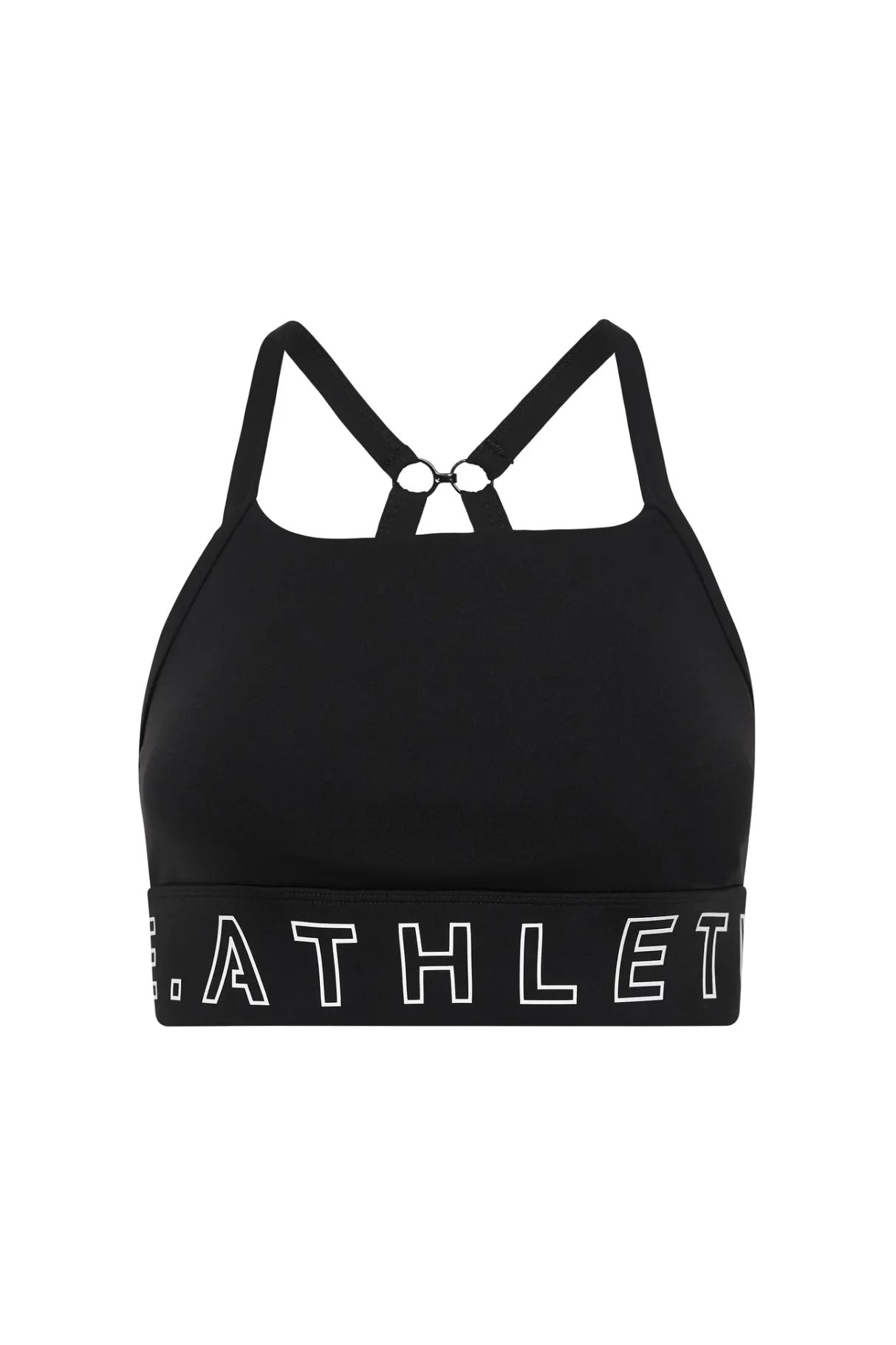 logotape_adjustable_strap_sports_bra__1.webp Outlet Aje ATHLETICA Logotape Adjustable Strap Sports Bra 307 Black/White