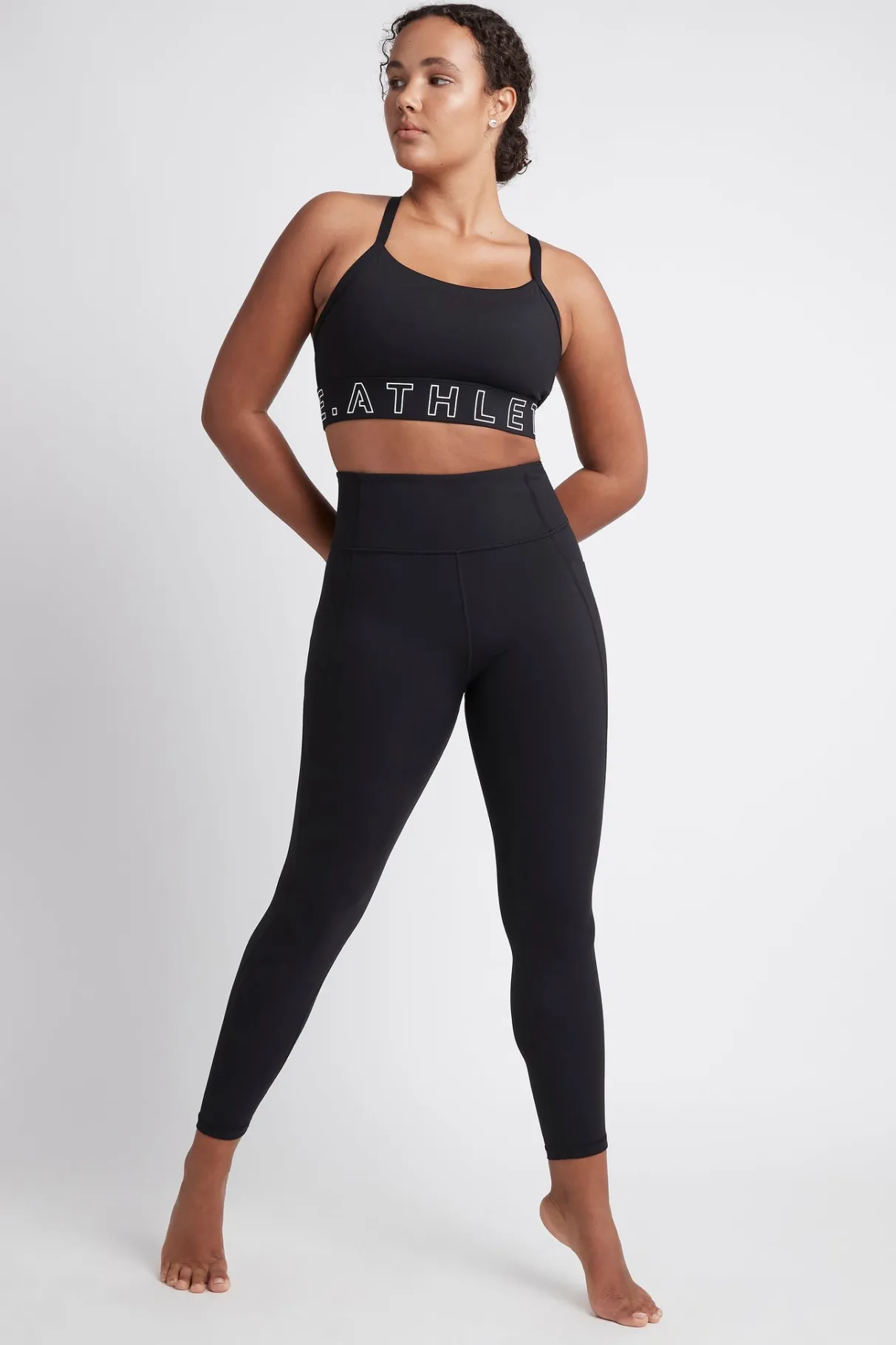 logotape_adjustable_strap_sports_bra__10.webp Outlet Aje ATHLETICA Logotape Adjustable Strap Sports Bra 307 Black/White