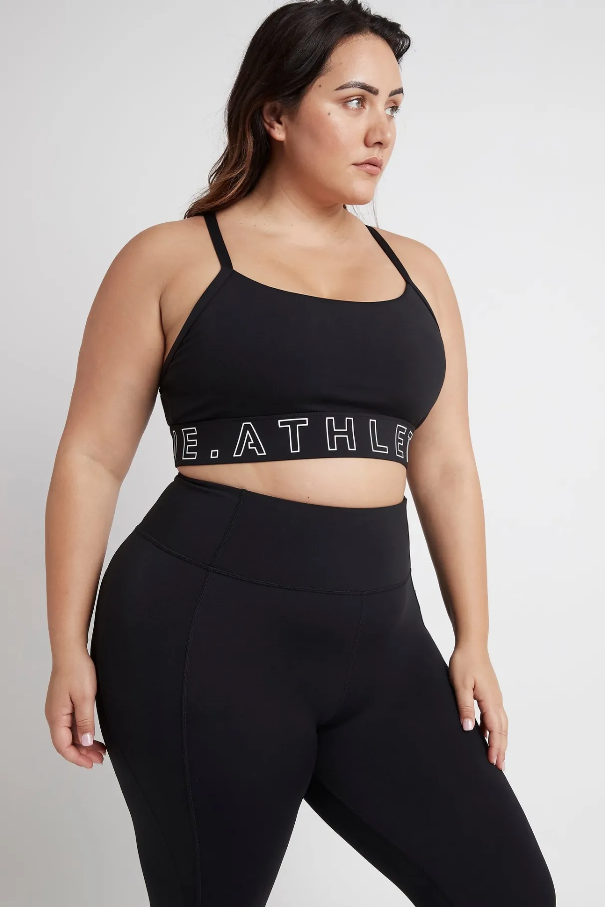 logotape_adjustable_strap_sports_bra__12.webp Outlet Aje ATHLETICA Logotape Adjustable Strap Sports Bra 307 Black/White