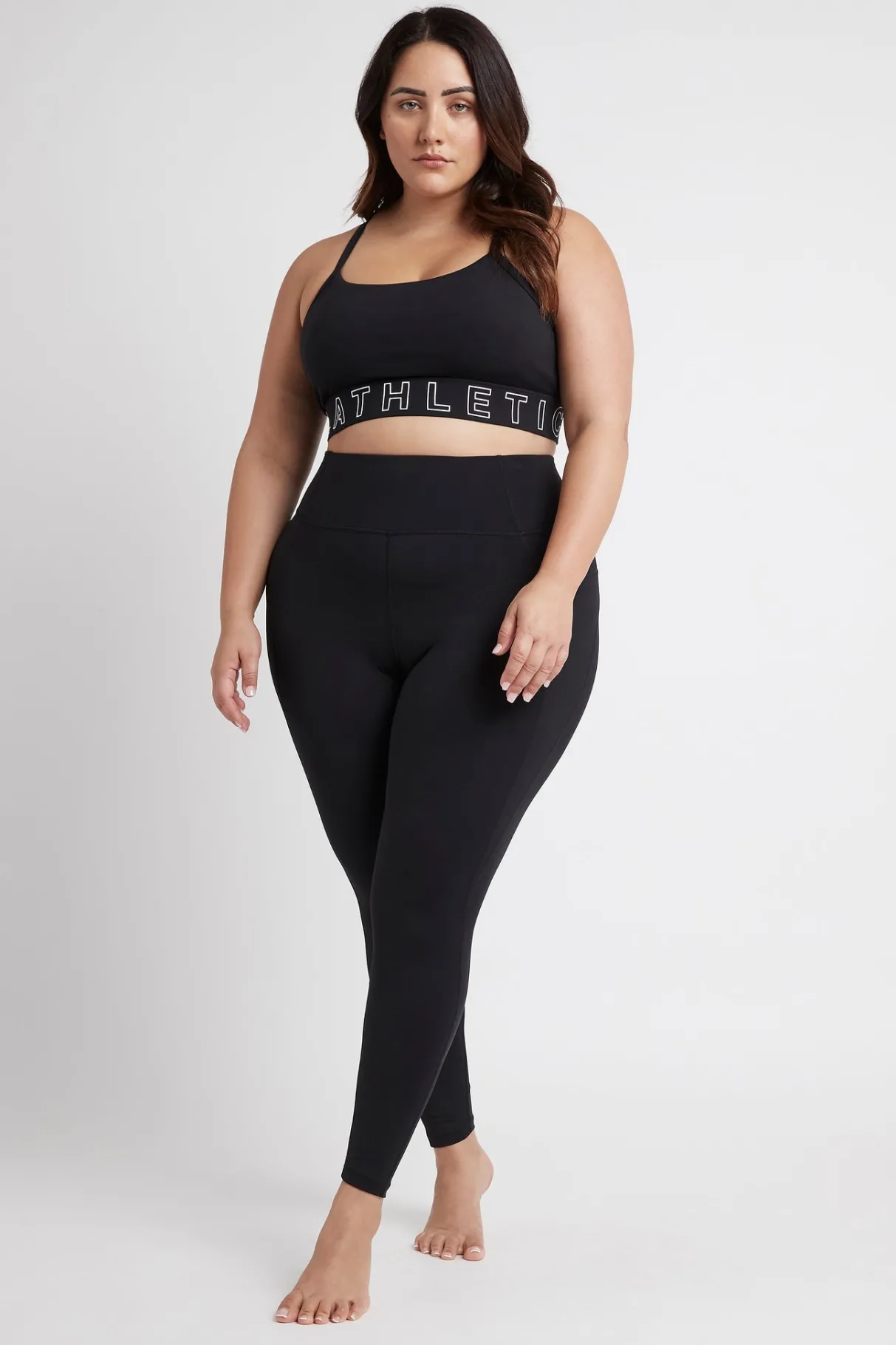 logotape_adjustable_strap_sports_bra__15.webp Outlet Aje ATHLETICA Logotape Adjustable Strap Sports Bra 307 Black/White