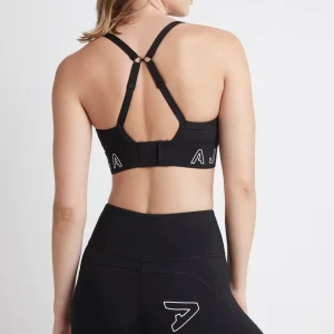 Outlet Aje ATHLETICA Logotape Adjustable Strap Sports Bra 307 Black/White
