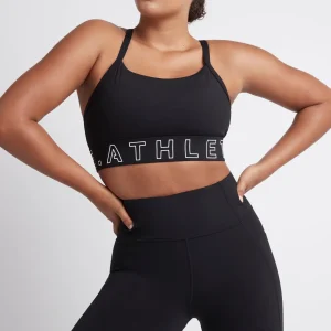 Outlet Aje ATHLETICA Logotape Adjustable Strap Sports Bra 307 Black/White