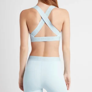 Sale Aje ATHLETICA Logotape Cross Back Sports Bra 305 Ice Blue