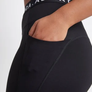 Online Aje ATHLETICA Logotape Laser Cut Full Length Legging 208 Black/White