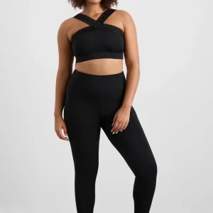 Cheap Aje ATHLETICA 7/8 Logotape Leggings 203 Black