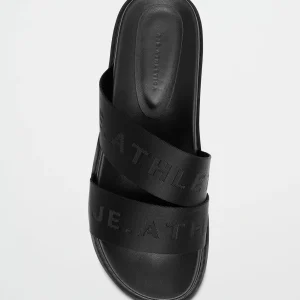 Discount Aje ATHLETICA Logotape Platform Slide 916 Black