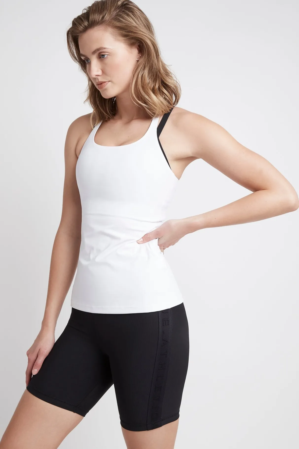 logotape_racerback_singlet__2-1.webp Cheap Aje ATHLETICA Logotape Racerback Singlet 113 White/Black