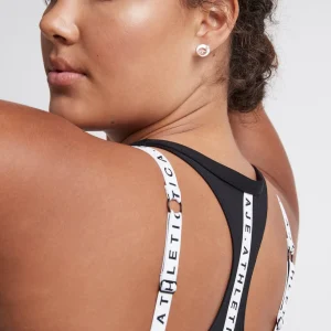 Shop Aje ATHLETICA Logotape Racerback Singlet 113 Black/White