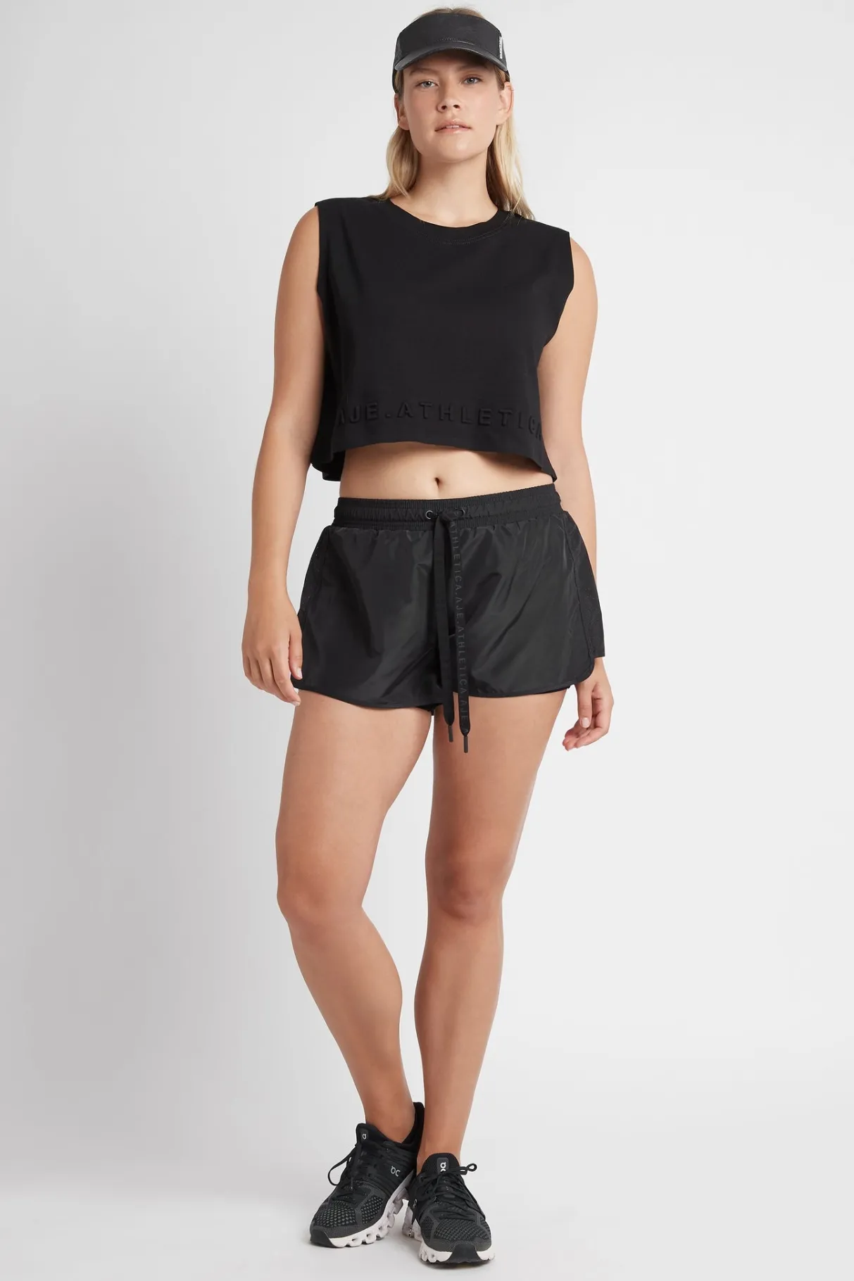 logotape_running_shorts__11.webp Cheap Aje ATHLETICA Logotape Running Shorts 602 Black