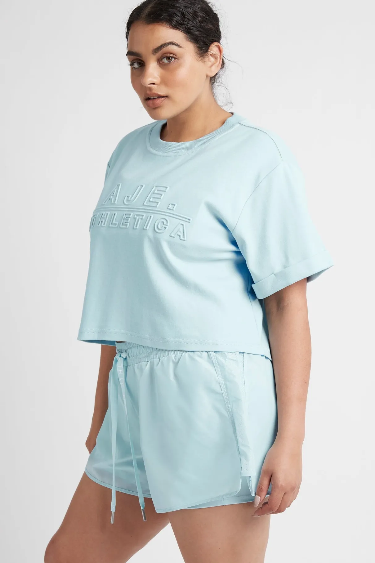 logotape_running_shorts__12-1.webp Cheap Aje ATHLETICA Logotape Running Shorts 602 Ice Blue