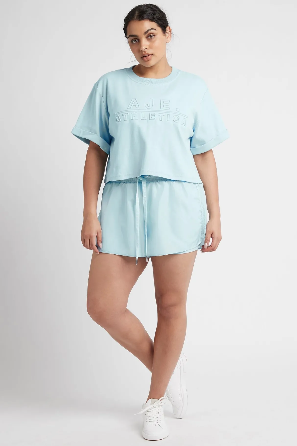 logotape_running_shorts__15-1.webp Cheap Aje ATHLETICA Logotape Running Shorts 602 Ice Blue