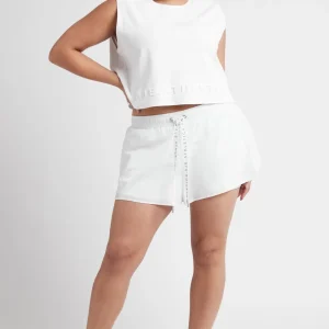 Shop Aje ATHLETICA Logotape Running Shorts 602 White