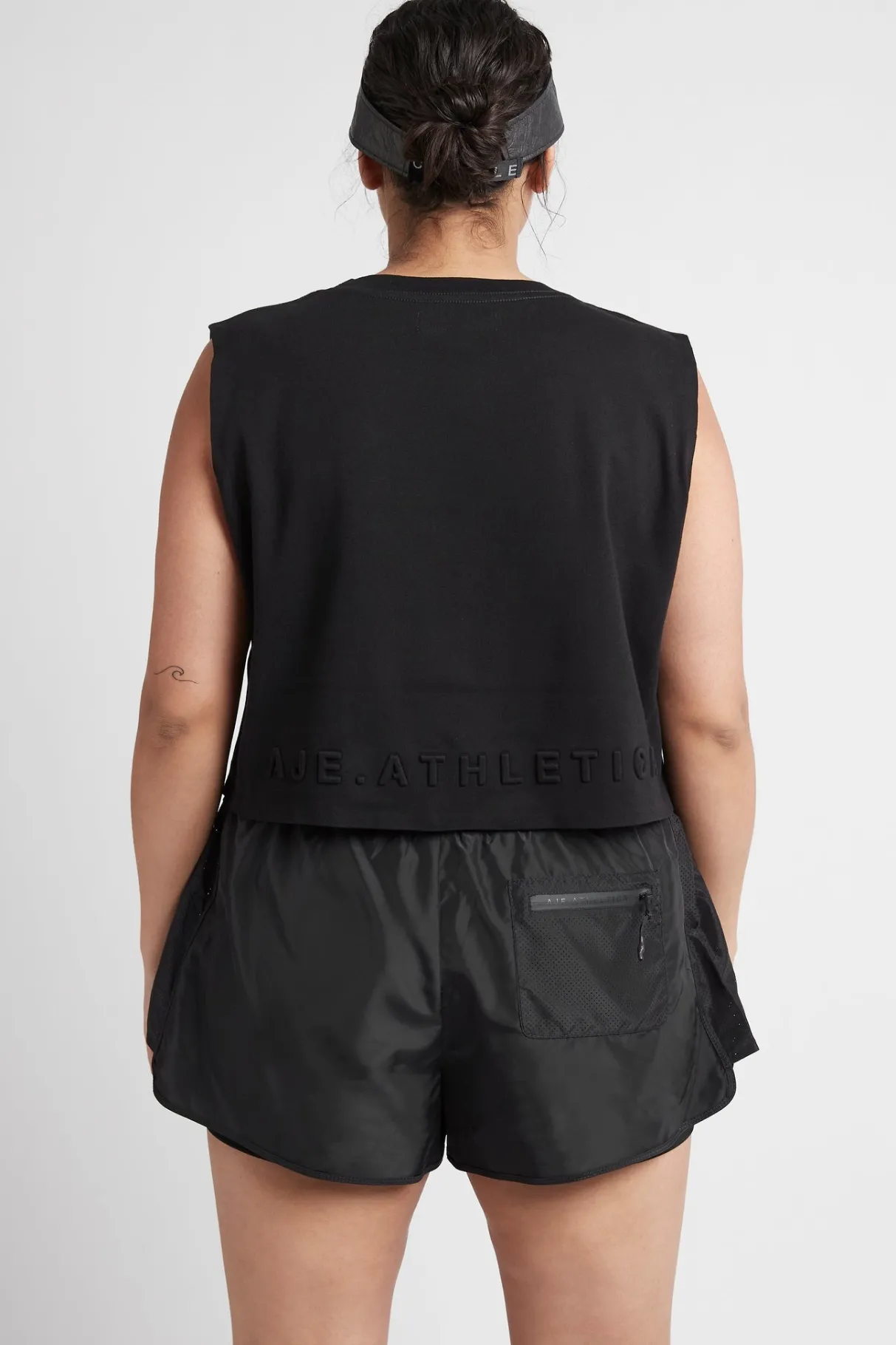 logotape_running_shorts__15.webp Cheap Aje ATHLETICA Logotape Running Shorts 602 Black