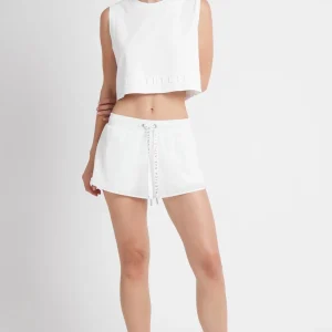 Shop Aje ATHLETICA Logotape Running Shorts 602 White