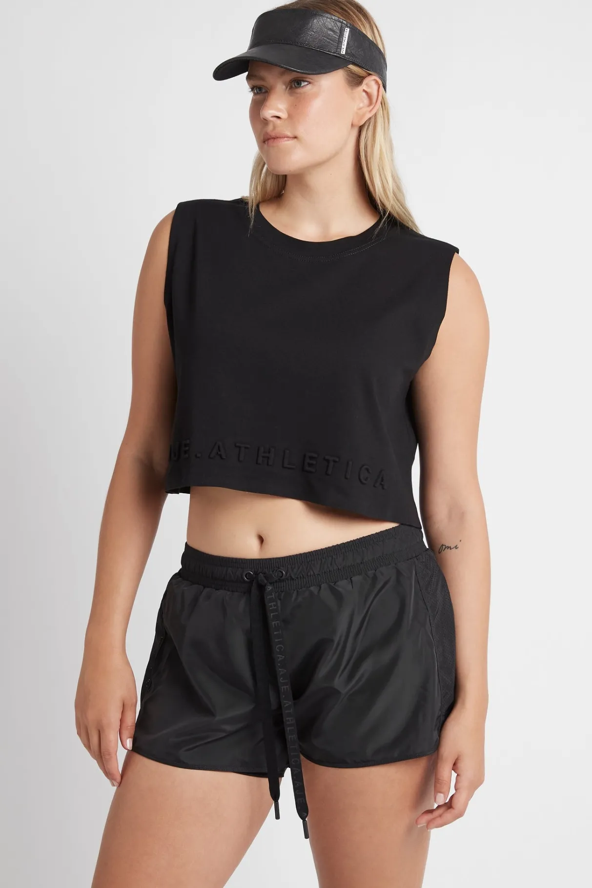logotape_running_shorts__7.webp Cheap Aje ATHLETICA Logotape Running Shorts 602 Black