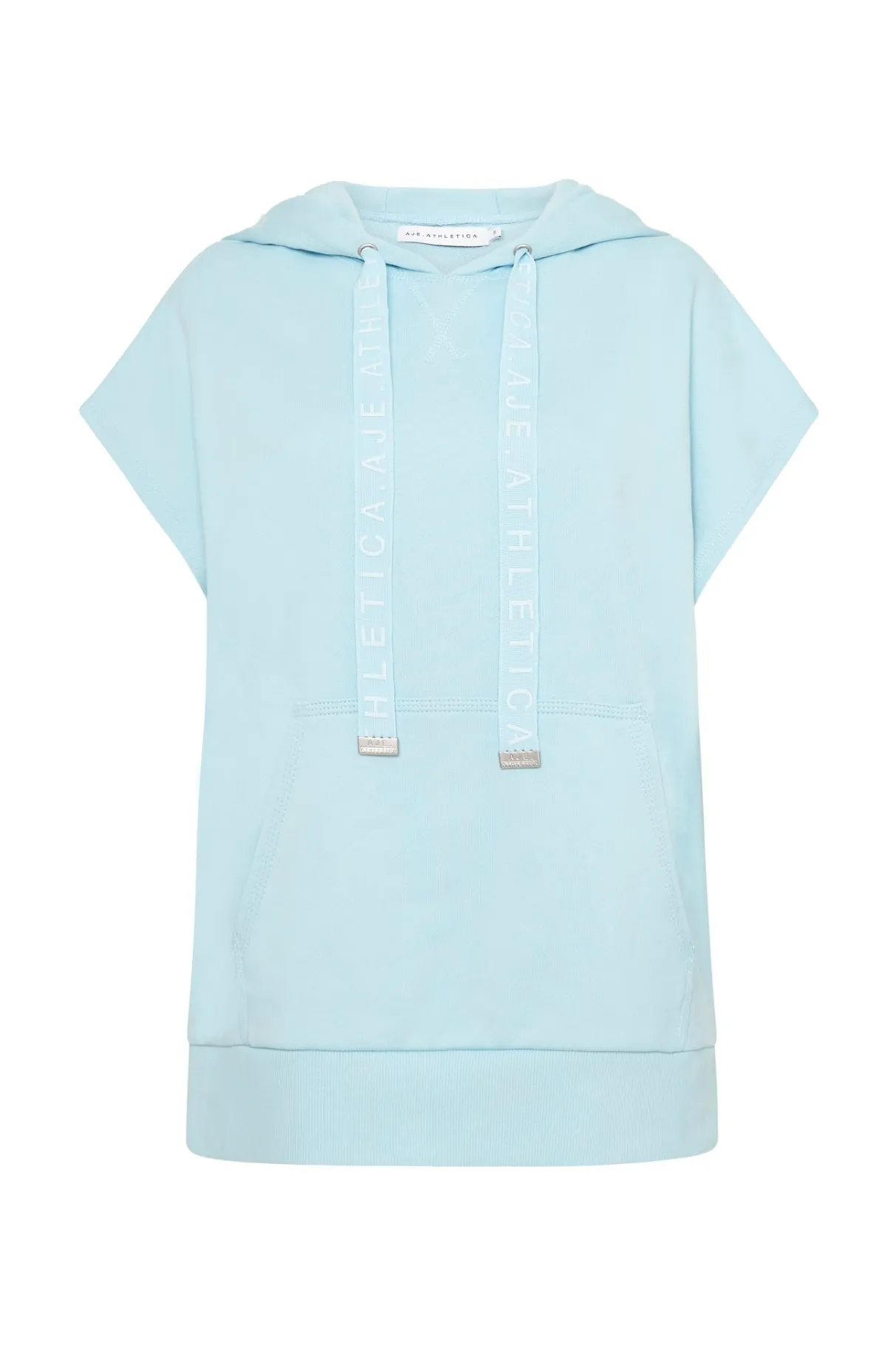 logotape_short_sleeve_hoodie__1.webp Online Aje ATHLETICA Logotape Short Sleeve Hoodie 403 Ice Blue