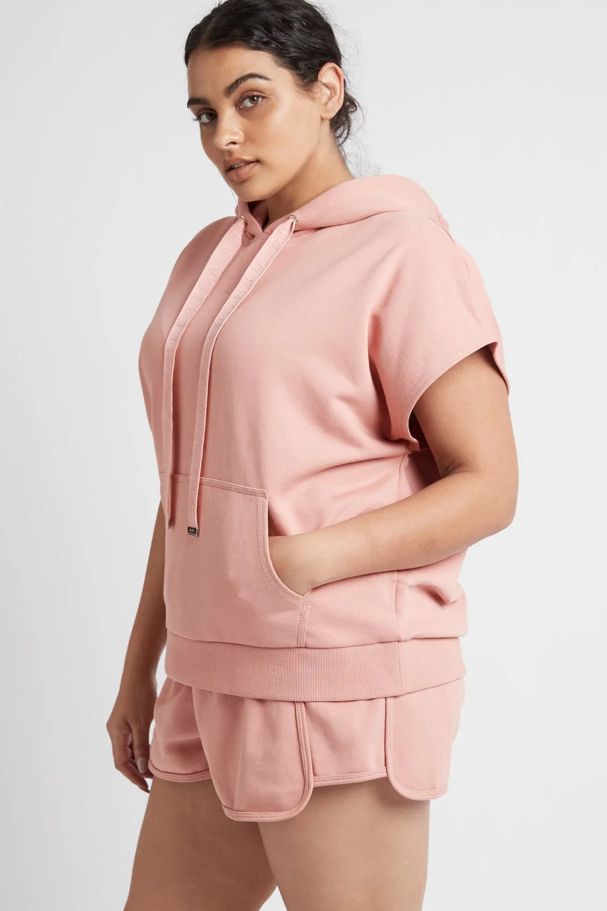 logotape_short_sleeve_hoodie__12-1.webp Cheap Aje ATHLETICA Logotape Short Sleeve Hoodie 403 Sunset Pink