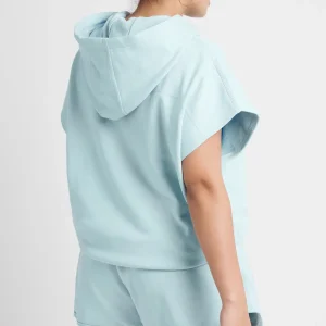 Online Aje ATHLETICA Logotape Short Sleeve Hoodie 403 Ice Blue