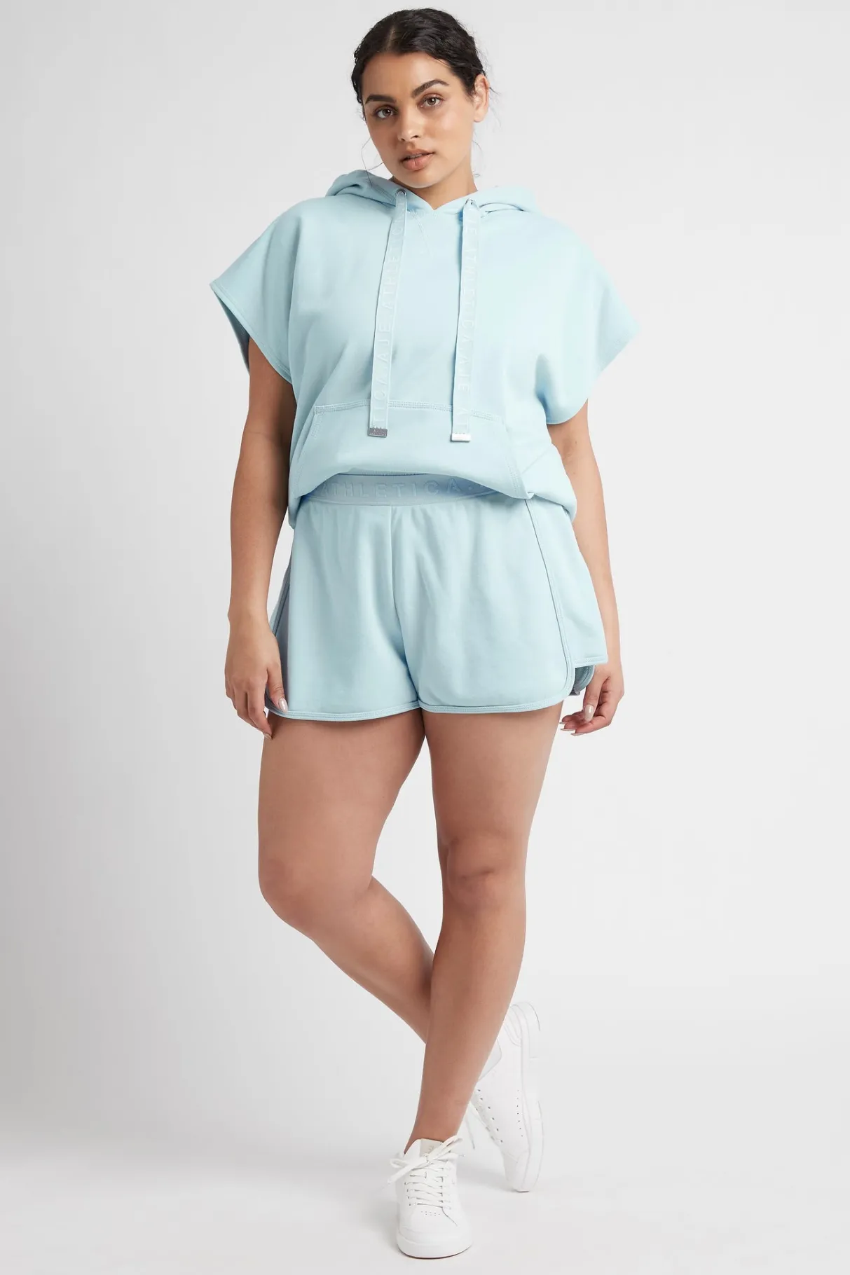 logotape_short_sleeve_hoodie__15.webp Online Aje ATHLETICA Logotape Short Sleeve Hoodie 403 Ice Blue
