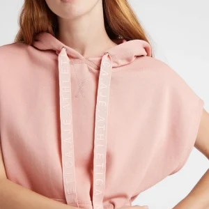 Cheap Aje ATHLETICA Logotape Short Sleeve Hoodie 403 Sunset Pink