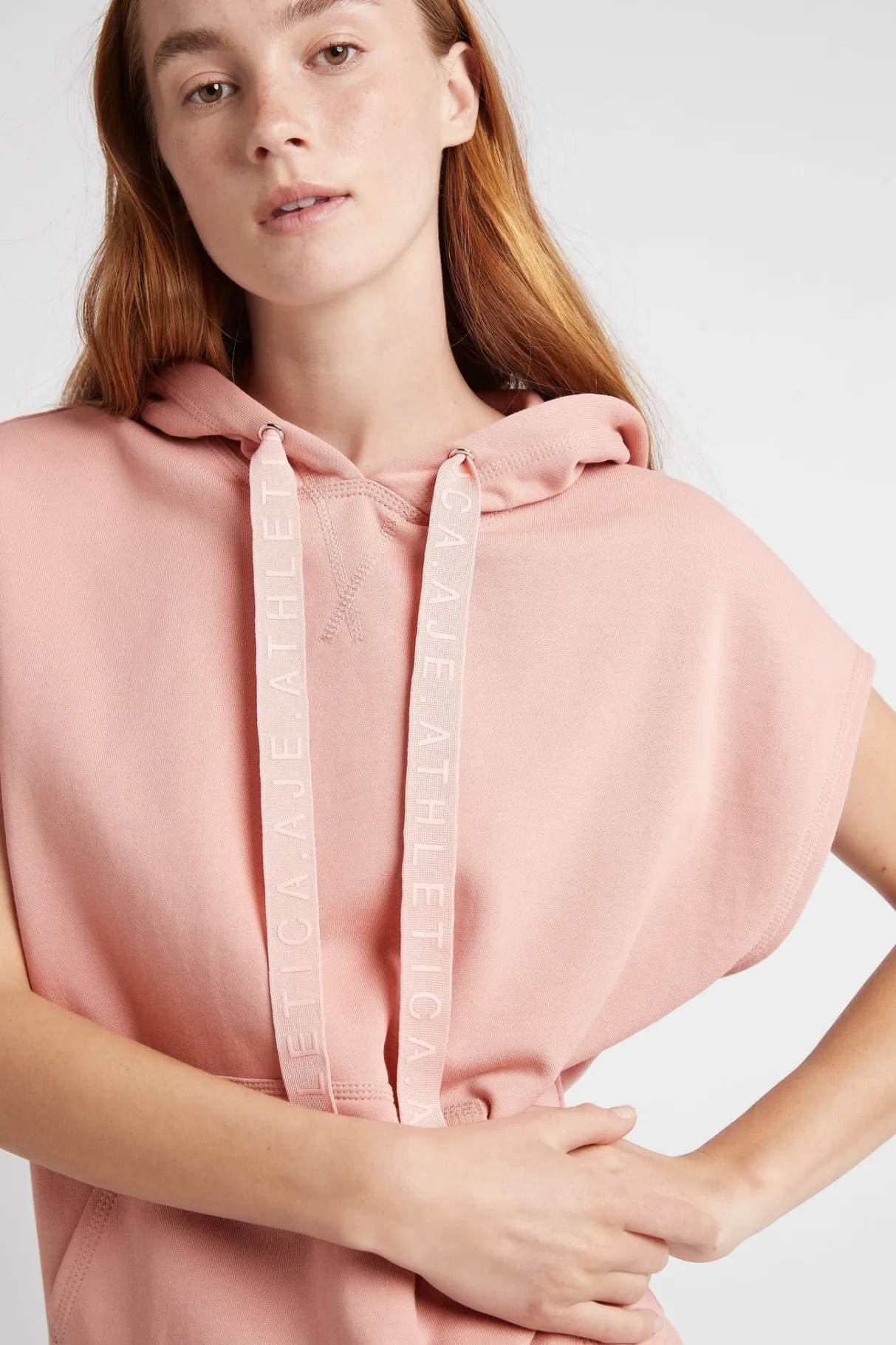 logotape_short_sleeve_hoodie__3-1.webp Cheap Aje ATHLETICA Logotape Short Sleeve Hoodie 403 Sunset Pink