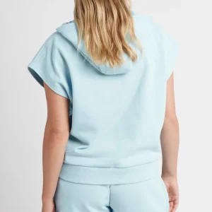 Online Aje ATHLETICA Logotape Short Sleeve Hoodie 403 Ice Blue