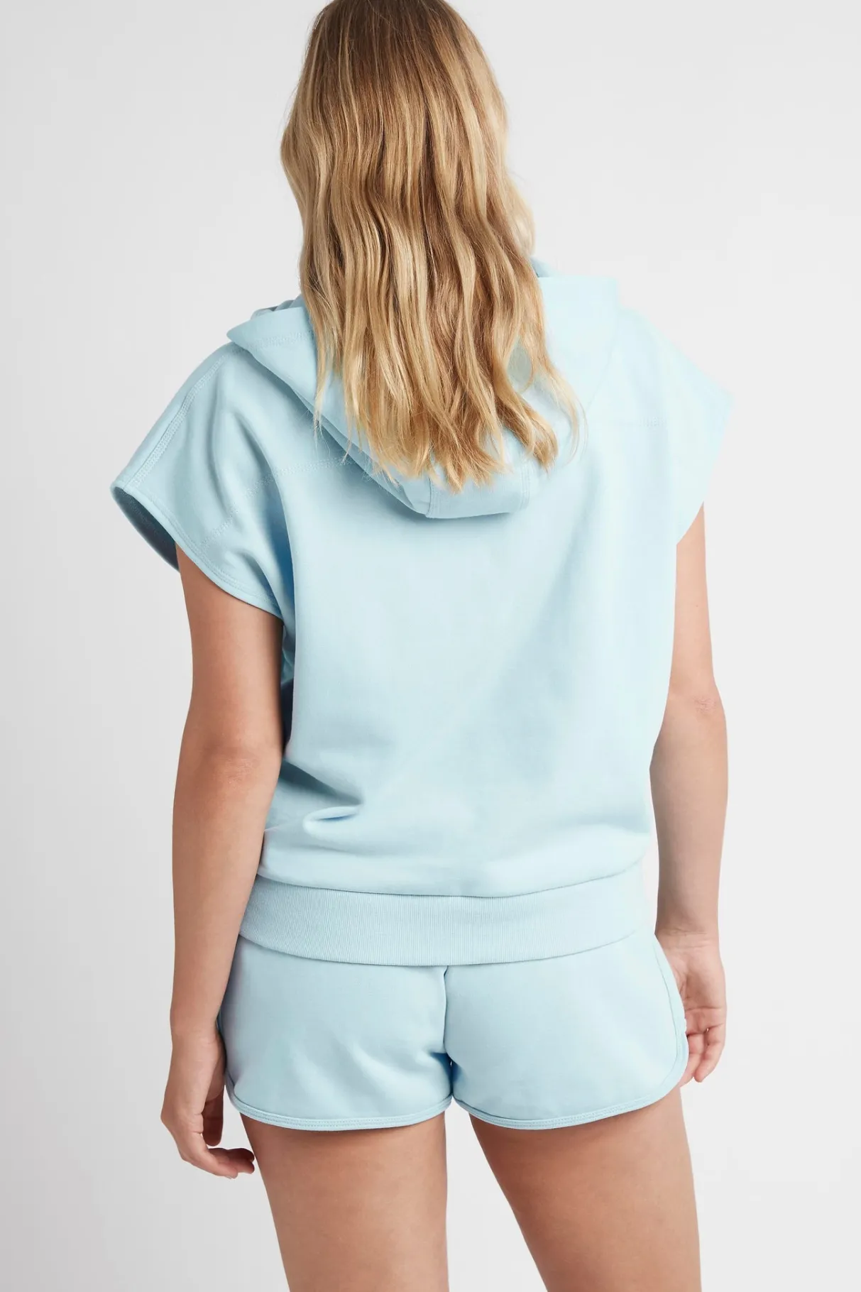 logotape_short_sleeve_hoodie__9.webp Online Aje ATHLETICA Logotape Short Sleeve Hoodie 403 Ice Blue