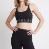 Online Aje ATHLETICA Logotape Sports Bra 310 Black/White