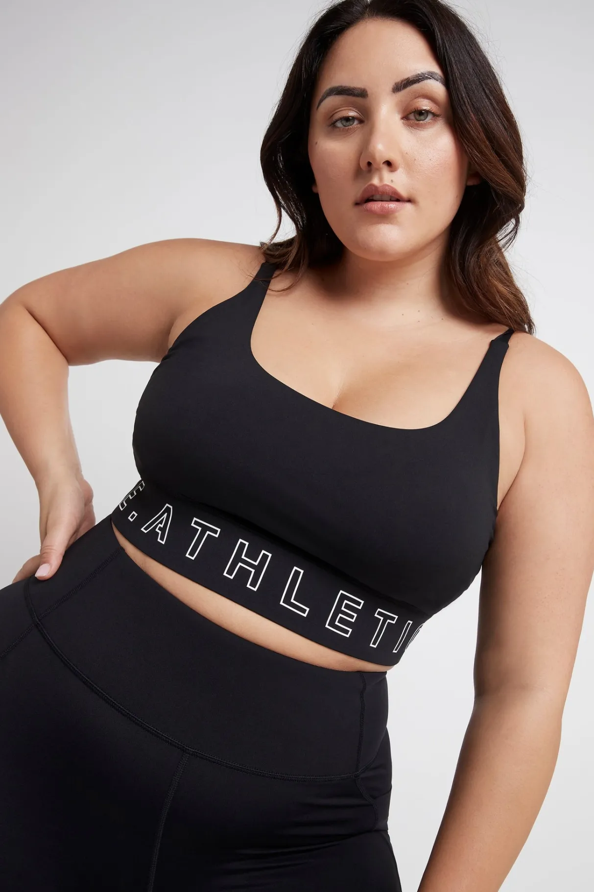 logotape_sports_bra__14.webp Online Aje ATHLETICA Logotape Sports Bra 310 Black/White