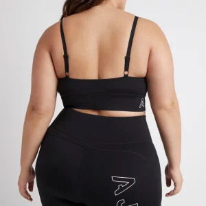 Online Aje ATHLETICA Logotape Sports Bra 310 Black/White
