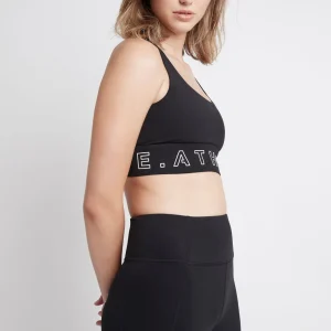 Online Aje ATHLETICA Logotape Sports Bra 310 Black/White