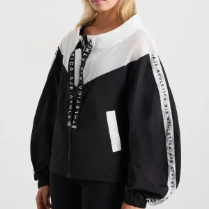 Sale Aje ATHLETICA Logotape Spray Jacket 762 Black/White